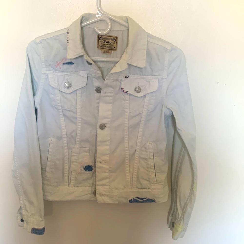 Polo by Ralph Lauren Girl Jean Jacket Excellent Condition Size L(12-14)